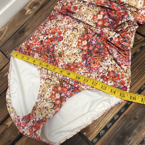 Sunseeker Australia One Piece Sunny Summer Floral Swimsuit Size 12 - Picture 10 of 14